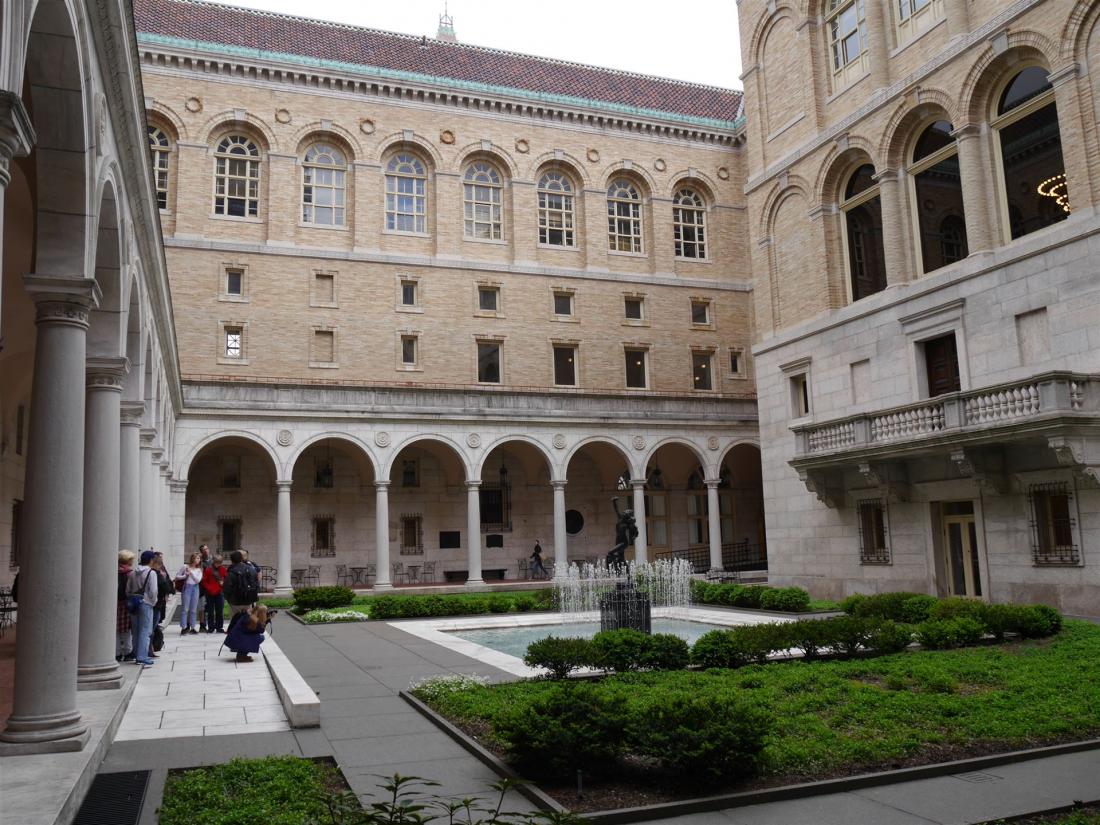 Innenhof Boston Public Library