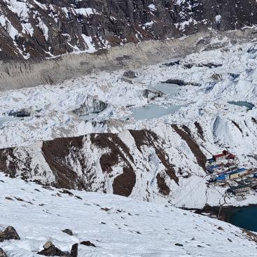 Gokyo und Ngozumba Tse Gletscher