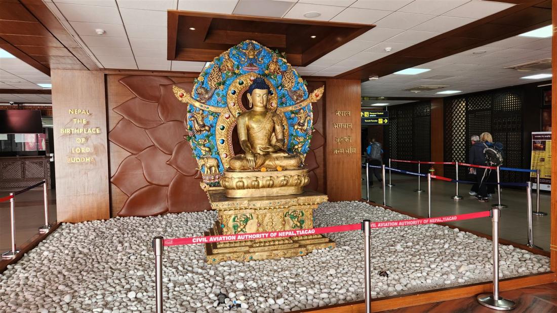 Buddha Flughafen Kathmandu