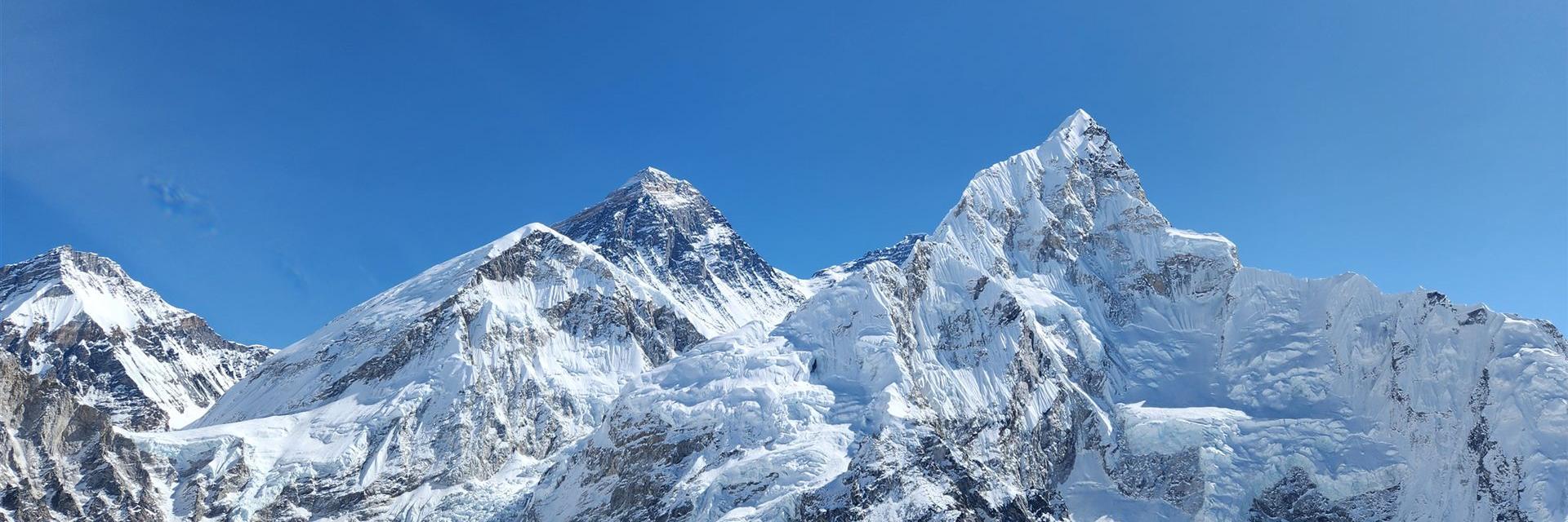 Mt. Everest und Nuptse vom Kala Patthar