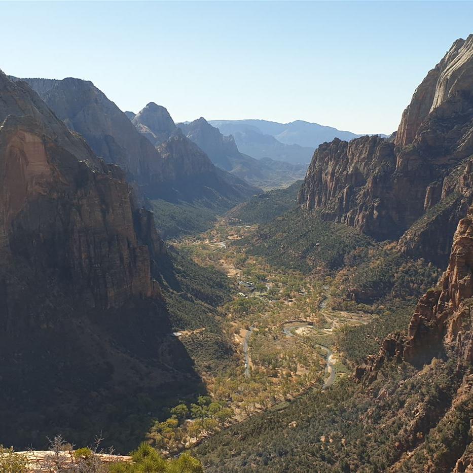 Blick in den Upper Zion Canyon