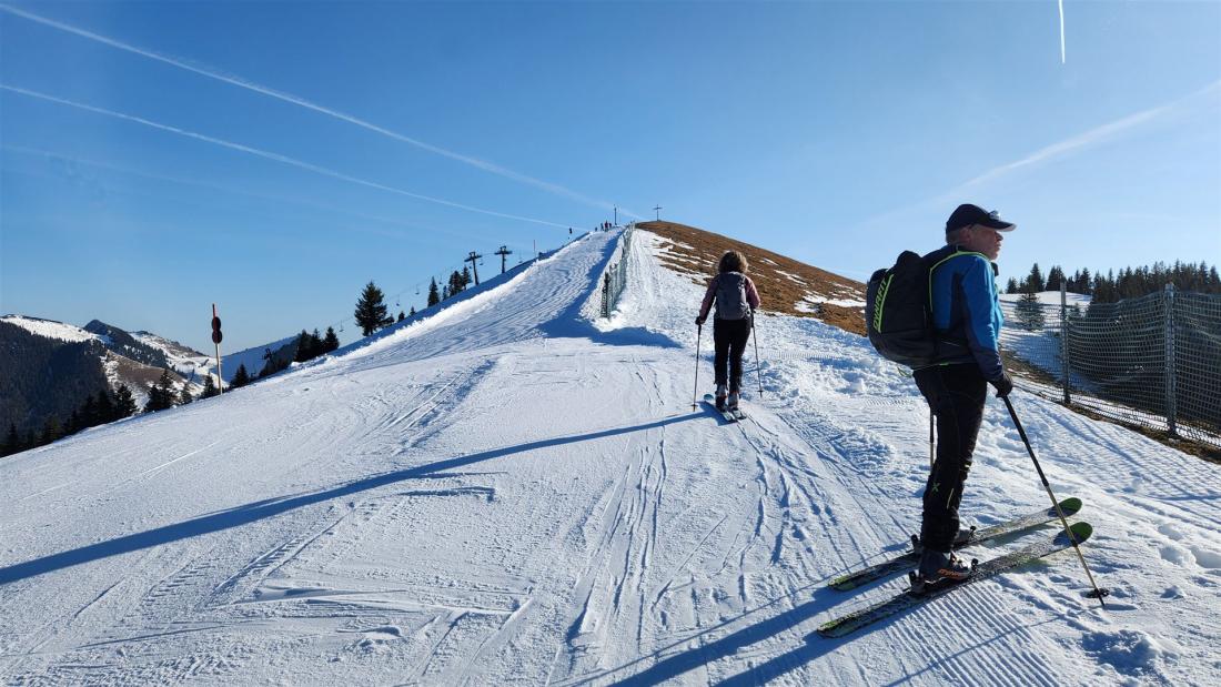 Kurz vor dem Rosskopf-Gipfel