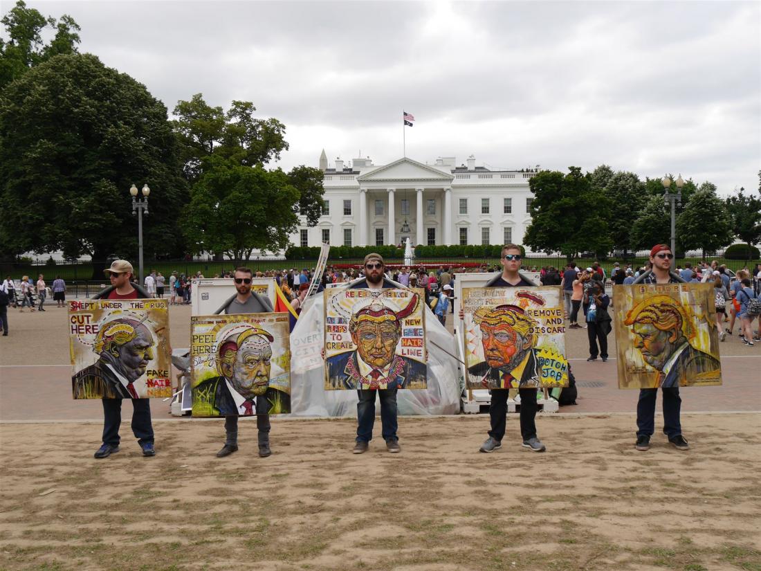 Protest am Weißen Haus